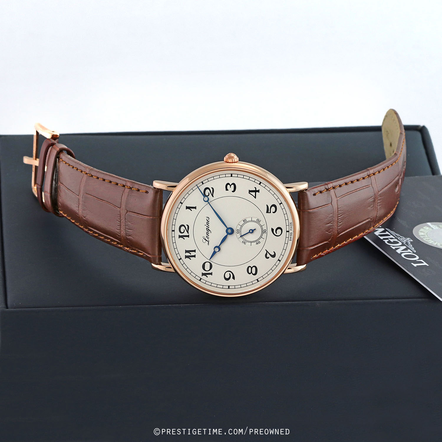 Pre-owned Longines Presence Heritage Classic 38.5mm L4.785.8.73.2