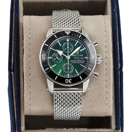 Pre-owned Breitling Superocean Heritage Chronograph 44 a13313121L1a1