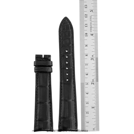 Jaeger LeCoultre  Black Alligator Leather