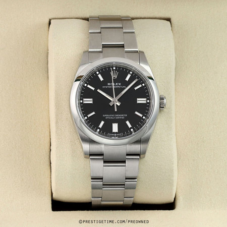 Pre-owned Rolex Oyster Perpetual 36mm 126000 Black