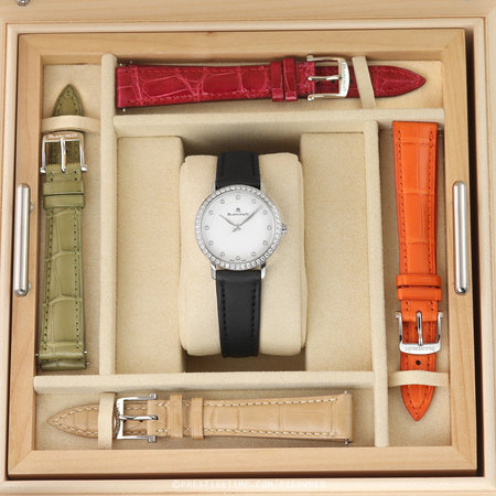 Pre-owned Blancpain Villeret Ultra Slim Ladies Automatic 29mm 6102-4628-95a