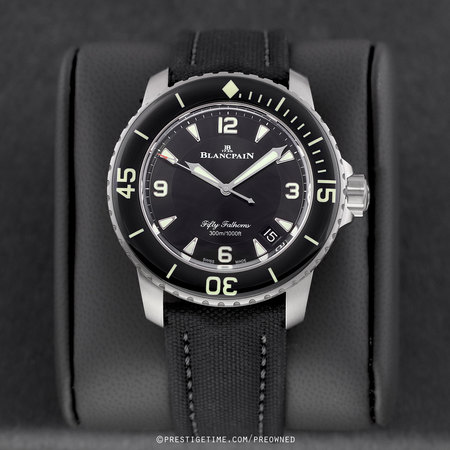 Pre-owned Blancpain Fifty Fathoms Automatic 45mm 5015-12B30-B52A