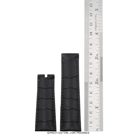 Rolex  Black Alligator Leather