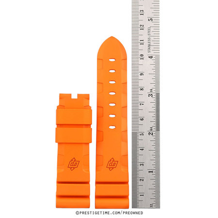 Panerai  Orange Rubber Strap