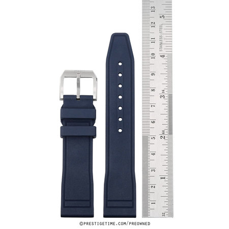 IWC  Blue Rubber Strap