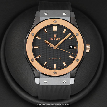 Pre-owned Hublot Classic Fusion Automatic 45mm Black Magic 511.CO.1781.RX