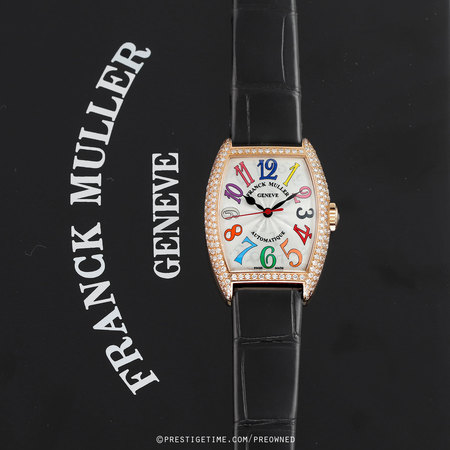 Pre-owned Franck Muller Cintree Curvex Color Dream Automatic 7500 SC AT FO COL DRM D 5N