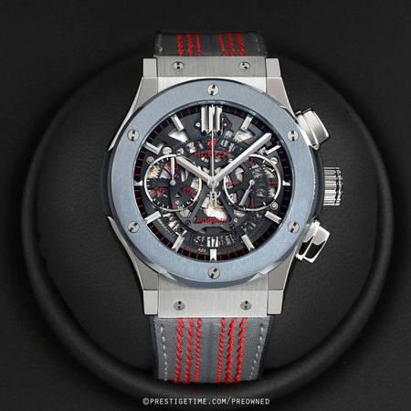 Pre-owned Hublot Aerofusion Chronograph 45mm ICC Limited 525.NF.0137.VR.WCC19