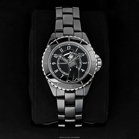 Pre-owned Chanel Mademoiselle J12 La Pausa Automatic 38mm H7609