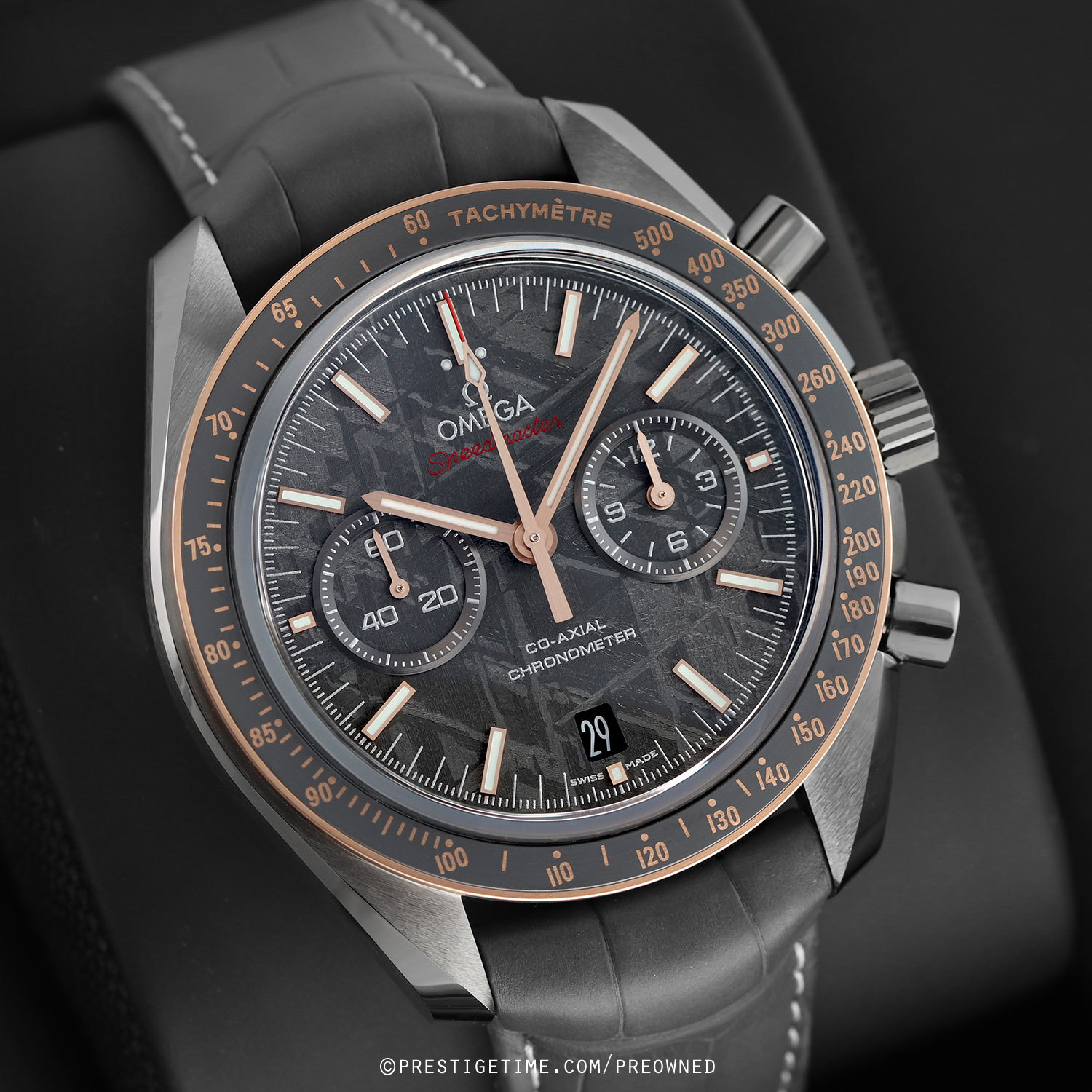 Pre-owned Omega 2025 Speedmaster GREY SIDE OF THE MOON