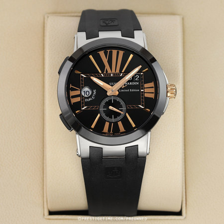Pre-owned Ulysse Nardin LIMITED Executive Dual Time 43mm 243-00-3/42-PCA
