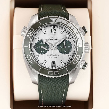 Pre-owned Omega Planet Ocean 600m Chronograph 45.5mm 215.32.46.51.06.001