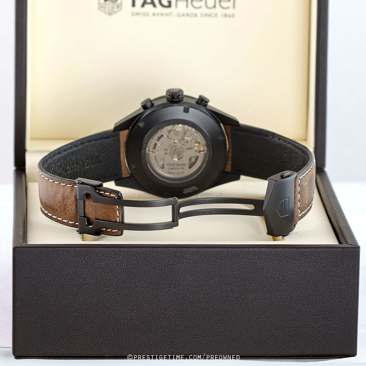 Pre-owned Tag Heuer Carrera Day Date Automatic Chronograph 43mm