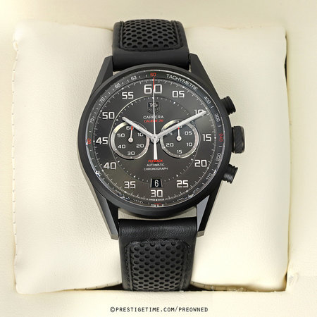 Pre-owned Tag Heuer Carrera Calibre 36 Flyback Chronograph 43mm CAR2B80.FC6325