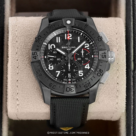 Pre-owned Breitling Avenger B01 Chrono Night Mission 44mm SB0147101B1X1