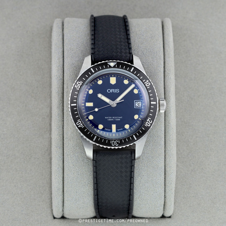 Pre-owned Oris Divers Sixty Five 36mm 01 733 7747 4055-07 4 17 18