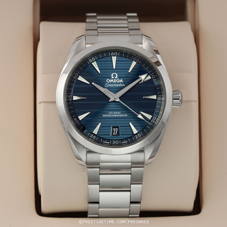 Pre-owned Omega Aqua Terra 150M 41mm 220.10.41.21.03.004