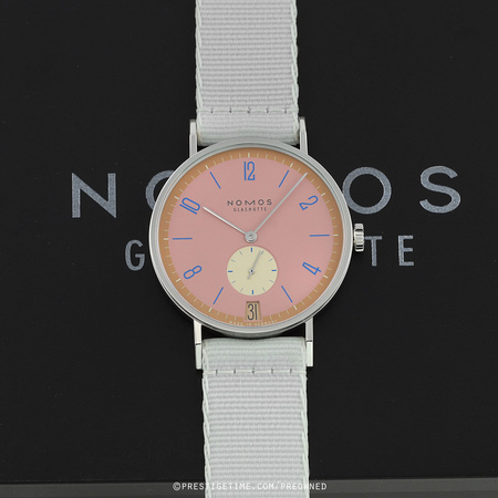 Pre-owned Nomos Glashutte Tangente 38 175 Years Limited Edition 179.S15 Pompadour