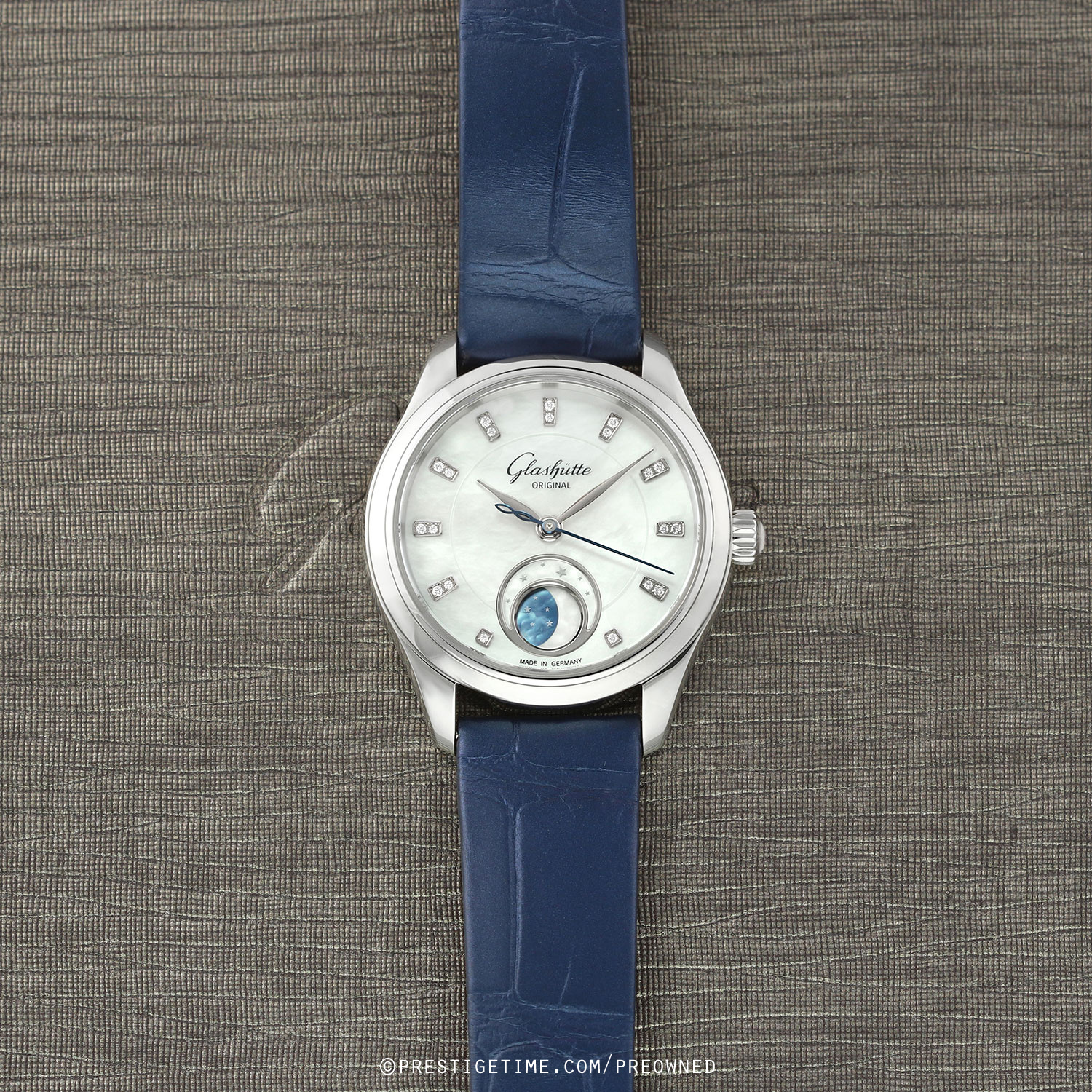 Preowned Glashutte Original 1-35-14-02-02-04
