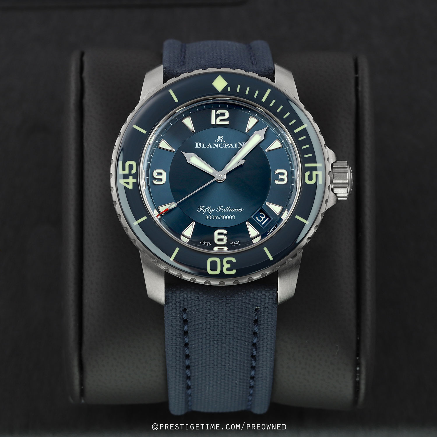 Preowned Blancpain 5015-12B40-O52A