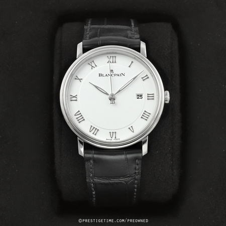 Pre-owned Blancpain Villeret Ultra Slim Automatic 40mm 6651-1127-55B