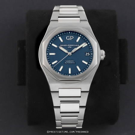 Pre-owned Girard Perregaux Laureato Automatic 42mm 81010-11-431-11a