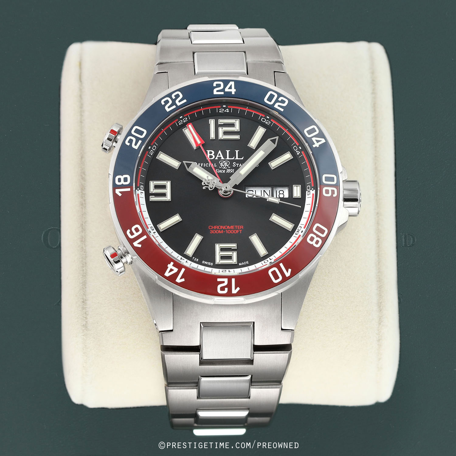 Preowned Ball Watch DG3222A-S1CJ-BK