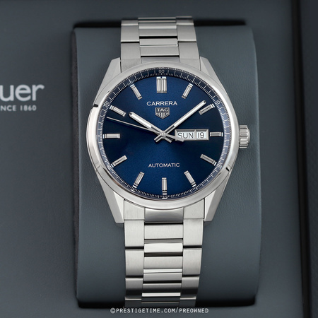 Pre-owned Tag Heuer Carrera Caliber 5 Day Date 41mm WBN2012.BA0640