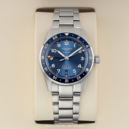Pre-owned Longines Spirit Zulu Time 39mm L3.802.4.93.6