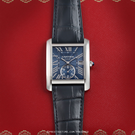 Pre-owned Cartier Tank MC Automatic FACTORY SERVICED WSTA0010