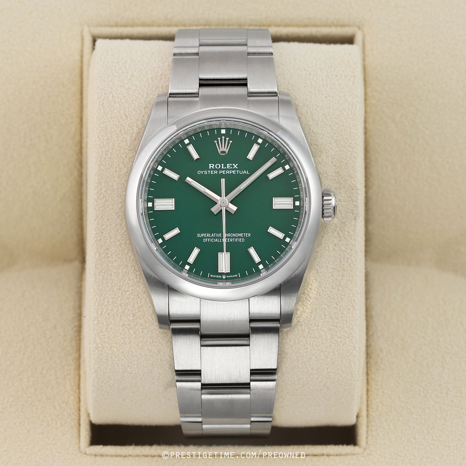 Preowned Rolex 126000 Green