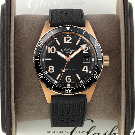 Pre-owned Glashutte Original SeaQ Automatic 39.5mm 1-39-11-17-91-33