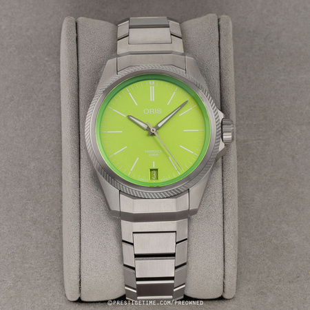 Pre-owned Oris ProPilot X Kermit Calibre 400 39mm 01 400 7778 7157-Set