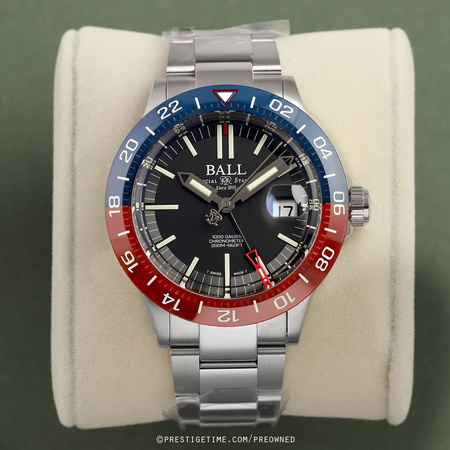 Pre-owned Ball Watch Engineer III Outlier GMT 40mm DG9002B-S2C-BK