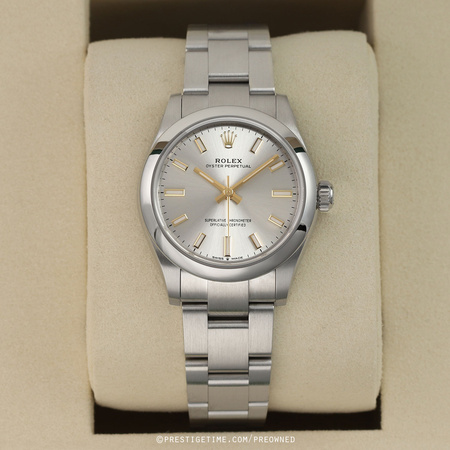 Pre-owned Rolex Oyster Perpetual 31mm 277200 Silver