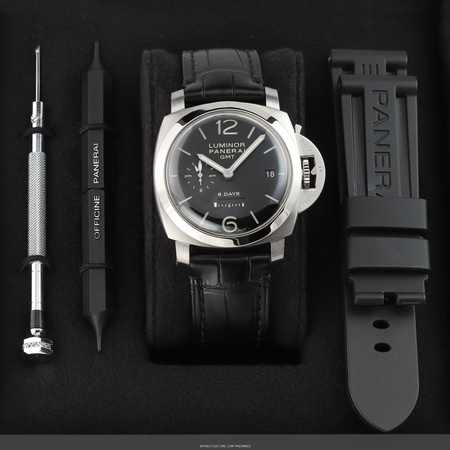 Pre-owned Panerai Luminor 1950 8 Days GMT 44mm PAM00233