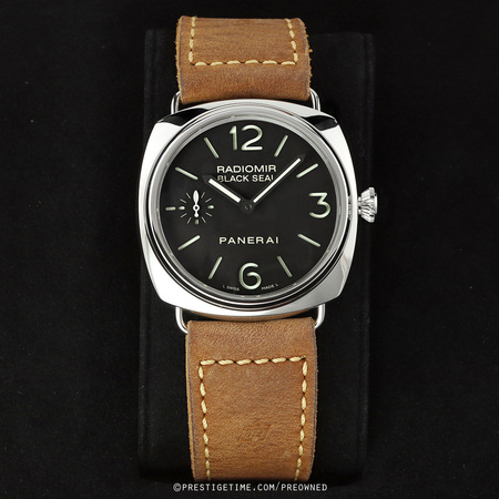 Pre-owned Panerai Radiomir Base Black Seal 45mm PAM00183