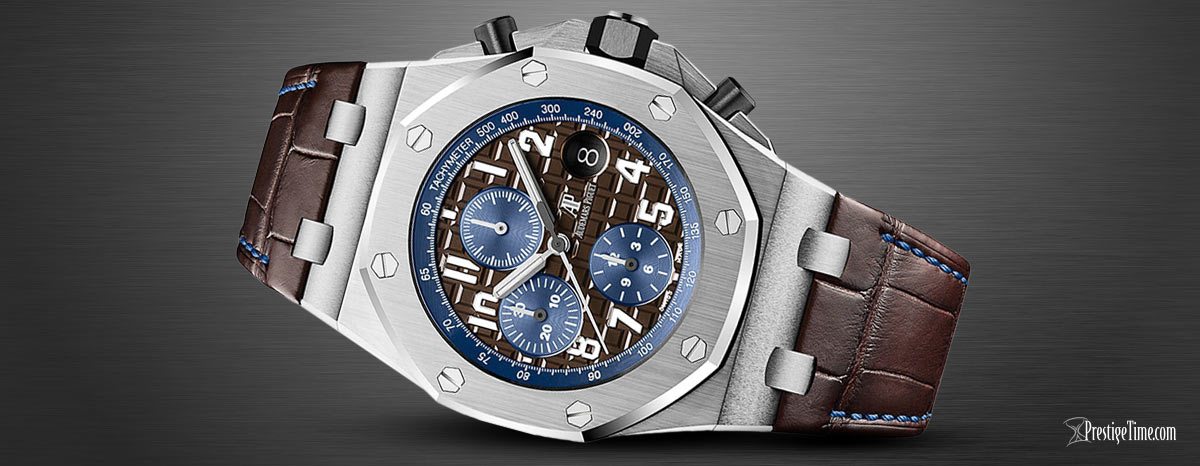 26470st.oo.a099cr.01 AP Royal Oak Offshore Chronograph 42mm Havana