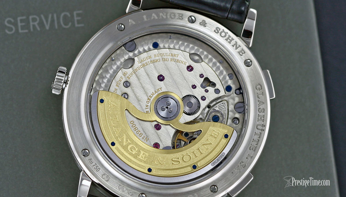 A Lange Sohne Saxonia Dual Time 40mm Movement