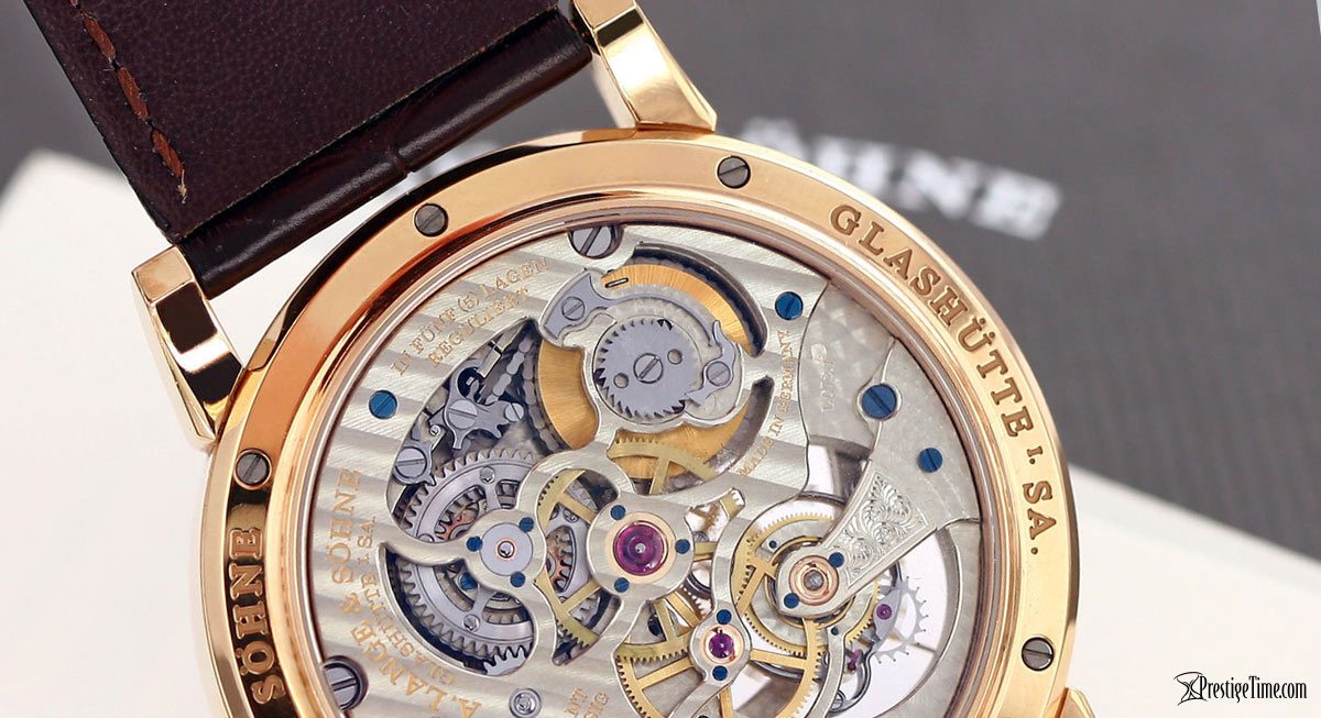 A Lange Sohne calibre L072.1 manual wind movement