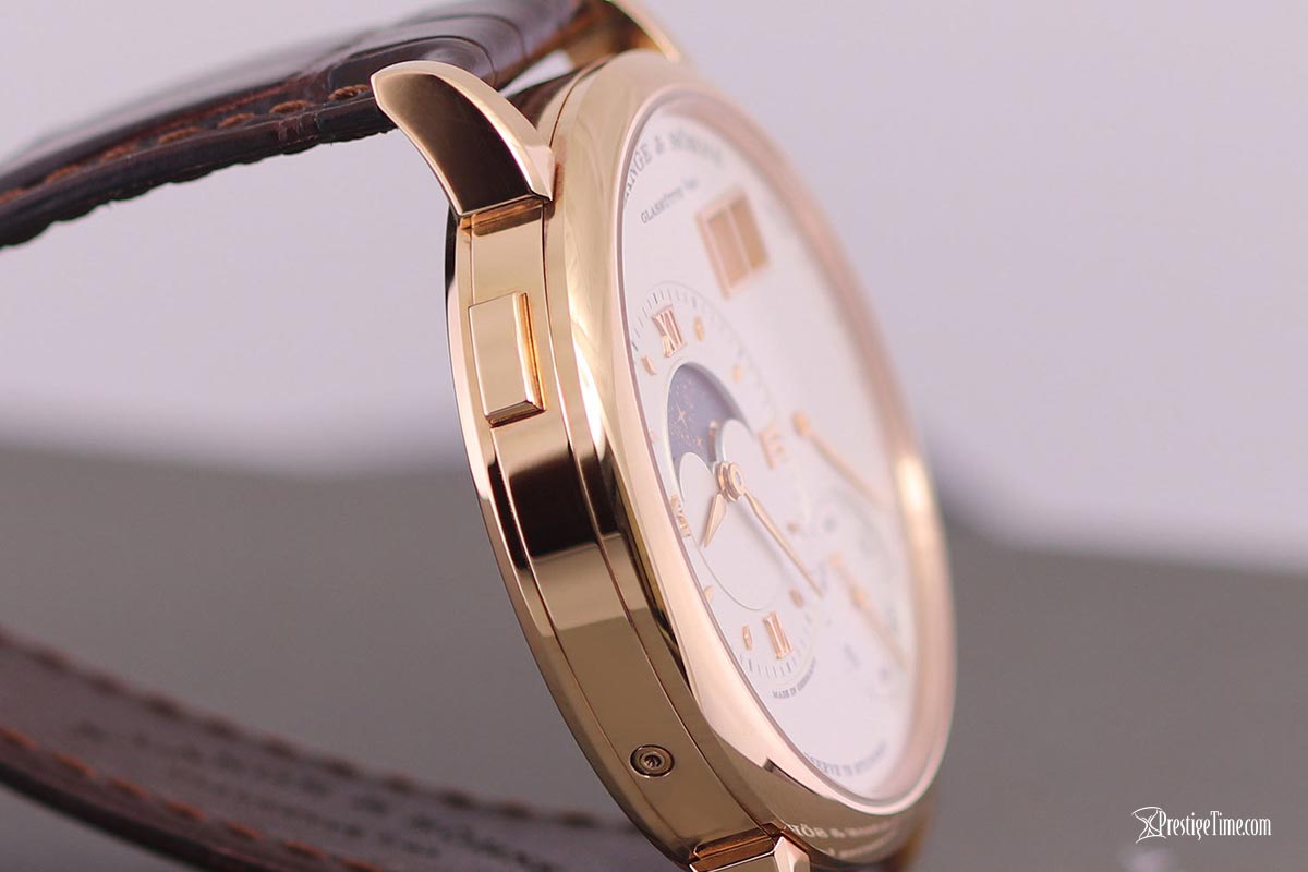 A Lange and Sohne Grand Lange 1 Moonphase 41mm corrector