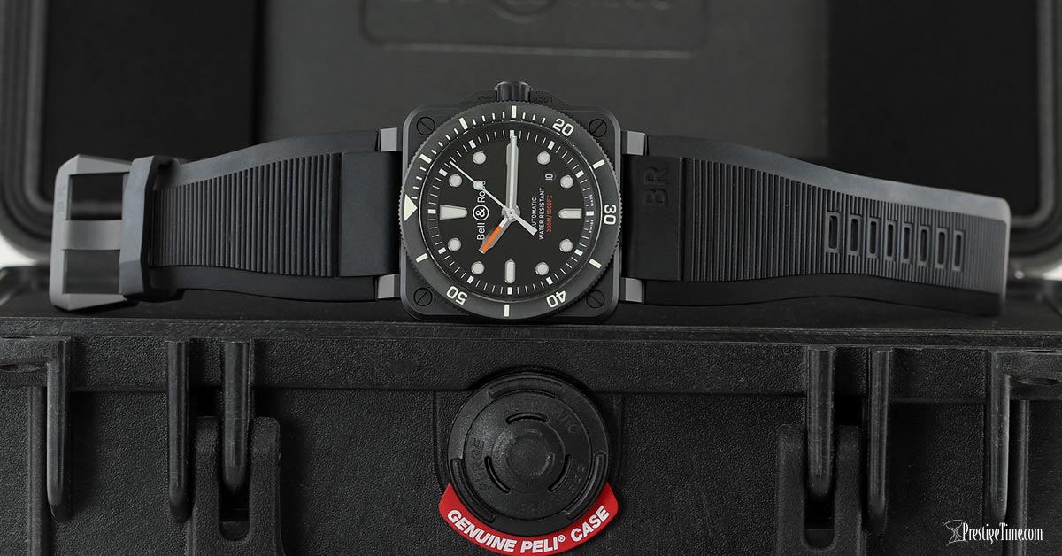 Bell and Ross BR03 92 Diver Ceramic 42mm Peli Case