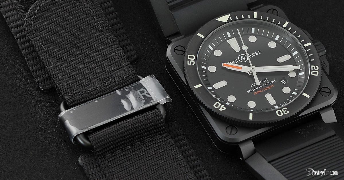 Bell and Ross BR03 92 Diver Ceramic 42mm Strap