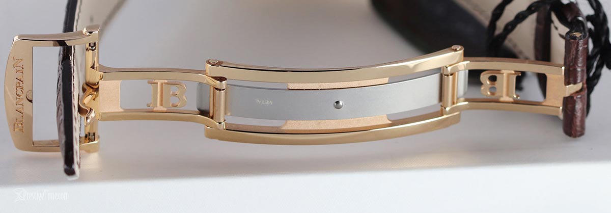 Blancpain Villeret Reveil GMT Review deployant buckle