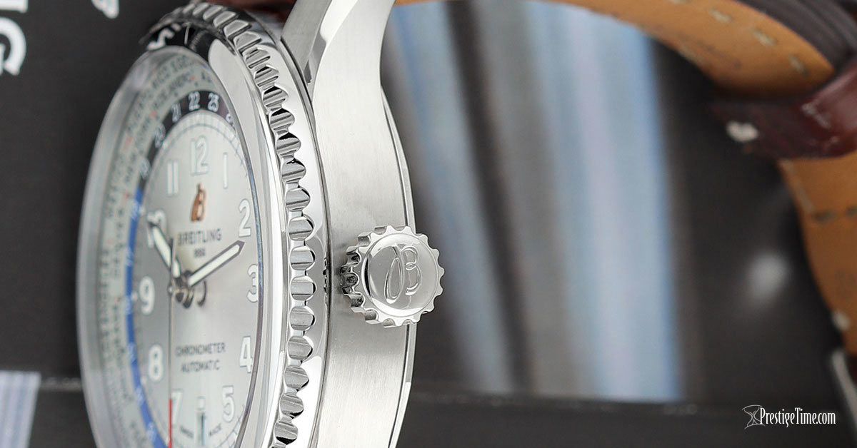 Breitling Aviator 8 B35 Automatic Unitime 43 Review Case Thickness