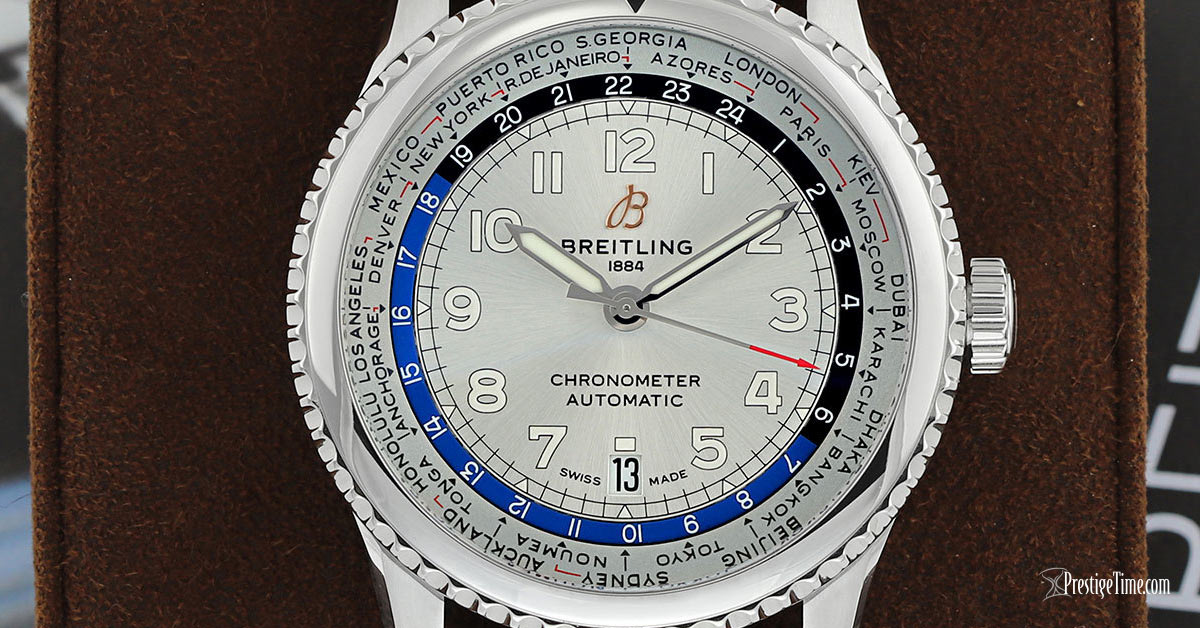 Breitling Aviator 8 B35 Automatic Unitime 43 Review Dial