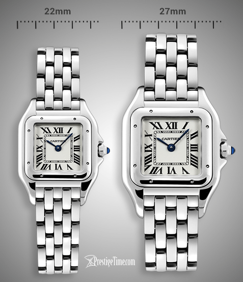 Compare Cartier Panthere de Cartier sizes