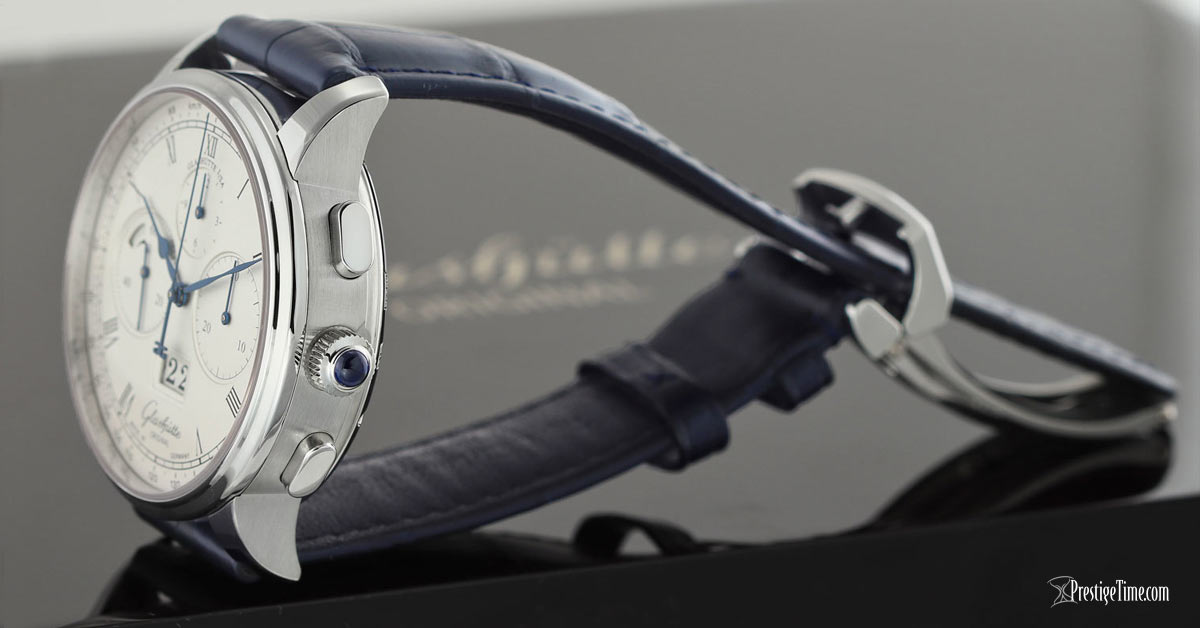 Glashutte Original Senator Chronograph Panorama Date Crown Pushers