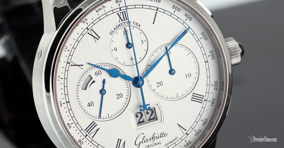 Glashutte Original Senator Chronograph Panorama Date Dial
