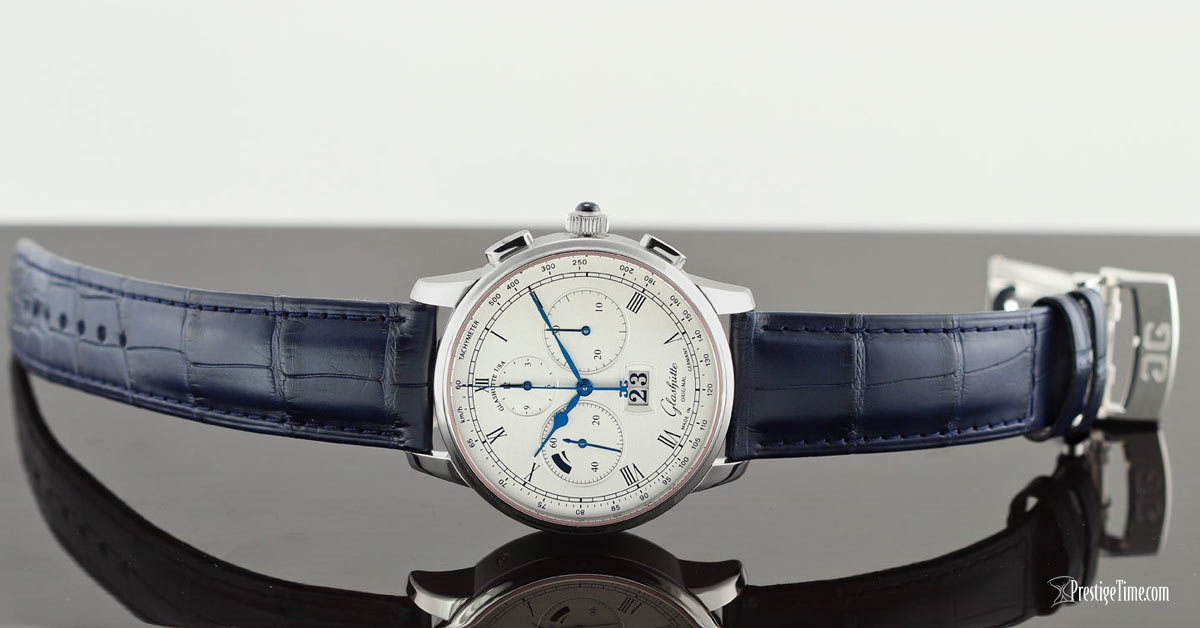 Glashutte Original Senator Chronograph Panorama Date Strap